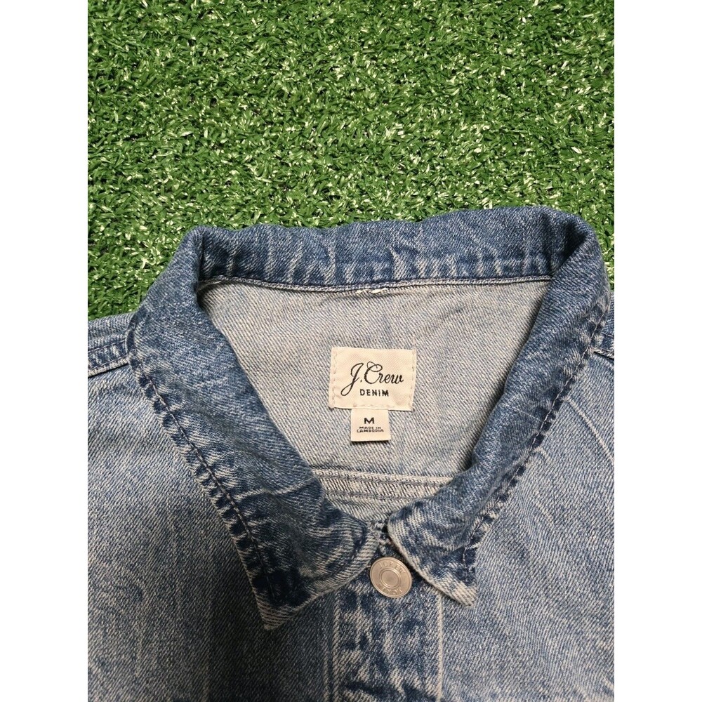 J.Crew Re-Imagined Eco-Friendly Denim Jacket – Blue – Women’s M - Picture 3 of 15